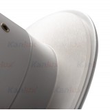 KANLUX 33125 | Flini Kanlux beépíthető lámpa kerek foglalat nélkül Ø99mm 1x MR16 / GU5.3 / GU10 IP65/20 fehér