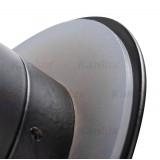 KANLUX 33126 | Flini Kanlux beépíthető lámpa kerek foglalat nélkül Ø99mm 1x MR16 / GU5.3 / GU10 IP65/20 fekete