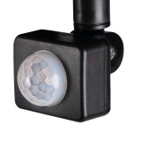 KANLUX 33205 | Antem Kanlux fényvető lámpa téglalap mozgásérzékelő elforgatható alkatrészek 1x LED 730lm 4000K IP44 fekete
