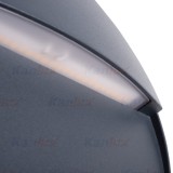 KANLUX 33751 | Duli Kanlux fali lámpa kerek 1x LED 100lm 4000K IP54 antracit