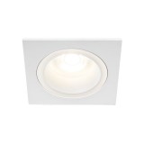 KANLUX 37259 | Feline Kanlux beépíthető lámpa négyzet foglalat nélkül 92x92mm 1x MR16 / GU5.3 / GU10 fehér