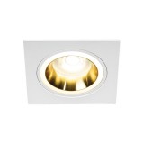 KANLUX 37261 | Feline Kanlux beépíthető lámpa négyzet foglalat nélkül 92x92mm 1x MR16 / GU5.3 / GU10 fehér, arany