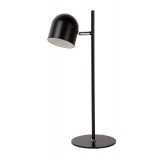 LUCIDE 03603/05/30 | Skanska Lucide asztali lámpa 45cm vezeték kapcsoló elforgatható alkatrészek 1x LED 450lm 3000K fekete, fehér