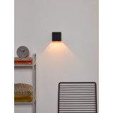 LUCIDE 09217/04/30 | Xio Lucide fali lámpa 1x G9 380lm 2700K fekete, arany
