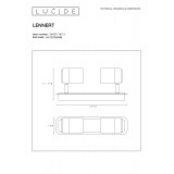 LUCIDE 26957/10/12 | Lennert Lucide spot lámpa elforgatható alkatrészek 2x GU10 320lm 3000K króm