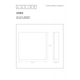LUCIDE 28113/30/31 | Ceres-LU Lucide mennyezeti lámpa 1x LED 2475lm 3000K fehér