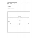 LUCIDE 48202/12/11 | Gavin-LU Lucide tükörmegvilágító lámpa 1x LED 899lm 3000K IP21 króm