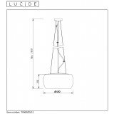 LUCIDE 70463/05/11 | PearlL Lucide függeszték lámpa rövidíthető vezeték 5x G9 króm