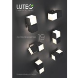 LUTEC 7193801118 | Cuba-LU Lutec álló lámpa négyszögletes 75cm elforgatható alkatrészek 2x LED 900lm 3000K IP54 sötétszürke, opál