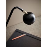 MARKSLOJD 107340 | Coco-MS Markslojd asztali lámpa 48cm vezeték kapcsoló elforgatható alkatrészek 1x GU10 fekete, antikolt réz