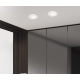 NOVA LUCE 7201202 | Enzo-NL Nova Luce beépíthető lámpa kerek elforgatható fényforrás Ø110mm 1x GU10 fekete