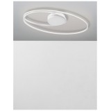 NOVA LUCE 8101204 | Viareggio Nova Luce mennyezeti lámpa ovális 1x LED 1950lm 3000K fehér