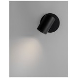 NOVA LUCE 9011922 | Net-NL Nova Luce spot lámpa kapcsoló elforgatható alkatrészek 1x GU10 fekete
