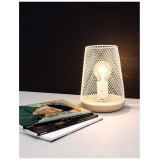 NOVA LUCE 9014065 | Marco-NL Nova Luce asztali lámpa 19cm kapcsoló 1x E27 fa., fehér