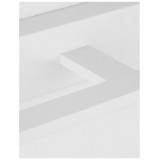 NOVA LUCE 9053121 | Mondrian Nova Luce falikar lámpa 1x LED 913lm 3000K IP44 matt fehér