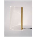NOVA LUCE 9054401 | Siderno-NL Nova Luce asztali lámpa 20cm vezeték kapcsoló 1x LED 348lm 3000K arany, átlátszó
