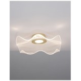 NOVA LUCE 9054502 | Siderno-NL Nova Luce mennyezeti lámpa 1x LED 2118lm 3000K arany, átlátszó