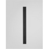 NOVA LUCE 9060913 | Seline Nova Luce fali lámpa téglalap 1x LED 2614lm 3000K IP44 matt fekete