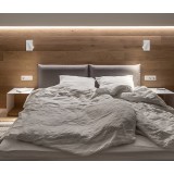 NOVA LUCE 9081351 | Dona-NL Nova Luce falikar lámpa kapcsoló elforgatható alkatrészek 1x LED 180lm 3000K matt fehér