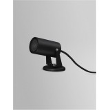 NOVA LUCE 9136184 | Destry Nova Luce spot lámpa elforgatható alkatrészek 1x GU10 IP54 fekete, átlátszó