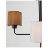 NOVA LUCE 9151403 | Bitonto Nova Luce mennyezeti lámpa 3x E14 fekete, szürke, barna