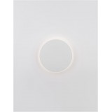 NOVA LUCE 9248160 | Nevo Nova Luce fali lámpa kerek 1x LED 850lm 3000K matt fehér, opál