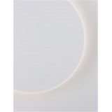 NOVA LUCE 9248160 | Nevo Nova Luce fali lámpa kerek 1x LED 850lm 3000K matt fehér, opál