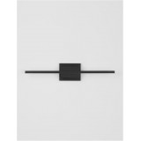 NOVA LUCE 9267018 | Azure Nova Luce falikar lámpa 1x LED 750lm 3000K matt fekete, opál