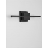 NOVA LUCE 9267018 | Azure Nova Luce falikar lámpa 1x LED 750lm 3000K matt fekete, opál