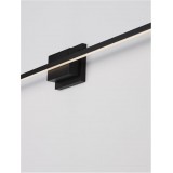 NOVA LUCE 9267019 | Azure Nova Luce falikar lámpa 1x LED 1200lm 3000K matt fekete, opál