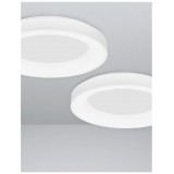 NOVA LUCE 9453041 | Rando-Smart Nova Luce mennyezeti okos világítás kerek hangvezérlés, szabályozható fényerő, állítható színhőmérséklet, távirányítható 1x LED 3250lm 3000 - 4000K fehér