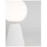 NOVA LUCE 9577011 | Zero-NL Nova Luce asztali lámpa 20cm kapcsoló 1x G9 fehér, opál