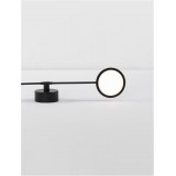 NOVA LUCE 9695250 | Scope-NL Nova Luce falikar lámpa elforgatható alkatrészek 1x LED 2494lm 3000K fekete, opál