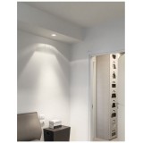 NOVA LUCE 9879107 | Tobia Nova Luce beépíthető lámpa négyzet festhető 100x100mm 1x GU10 fehér