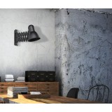 NOWODVORSKI 9890 | Harmony Nowodvorski falikar lámpa kapcsoló elforgatható alkatrészek 1x E27 fekete, króm