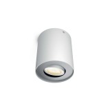 PHILIPS 56330/31/P8 | PHILIPS-hue-Pillar Philips mennyezeti hue okos világítás kerek szabályozható fényerő, állítható színhőmérséklet 1x GU10 250lm 2200 <-> 6500K fehér