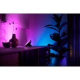 PHILIPS 8718699771126 | PHILIPS-hue-Ambient Philips dekor hue Bloom okos világítás kerek szabályozható fényerő, színváltós, állítható színhőmérséklet, Bluetooth 1x LED 500lm 2000 <-> 6500K fekete