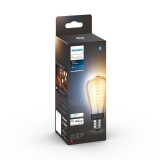 PHILIPS 8719514301467 | E27 7W -> 40W Philips Edison ST64 LED fényforrás hue okos világítás 550lm 2200 <-> 4500K szabályozható fényerő, állítható színhőmérséklet, Bluetooth CRI>80