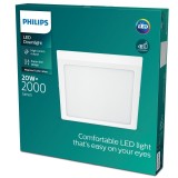 PHILIPS 8719514328792 | Magneos Philips fali, mennyezeti SLIM LED panel négyzet 1x LED 2000lm 2700K fehér