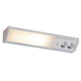 RABALUX 2321 | Bath Rabalux fali lámpa kapcsoló dugaljjal ellátott 1x G23 / T1U 840lm 2700K fehér