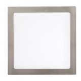 RABALUX 2669 | Lois Rabalux fali, mennyezeti LED panel négyzet 1x LED 1700lm 3000K szatén króm, fehér