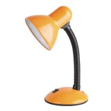 RABALUX 4171 | Dylan Rabalux asztali lámpa 34,5cm kapcsoló flexibilis 1x E27 narancs, fekete, fehér