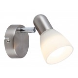 RABALUX 6301 | Soma2 Rabalux spot lámpa elforgatható alkatrészek 1x E14 szatén króm, fehér