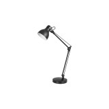 RABALUX 6408 | Carter-RA Rabalux asztali lámpa 58cm kapcsoló elforgatható alkatrészek 1x E14 matt fekete