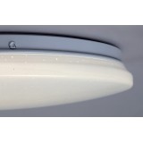 RABALUX 71105 | Vendel Rabalux mennyezeti lámpa kerek 1x LED      1460lm 4000K fehér, opál, kristály hatás