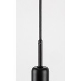 RABALUX 72021 | Dvora Rabalux függeszték lámpa 1x E27 matt fekete, füst