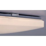 RABALUX 75013 | Vendel Rabalux mennyezeti lámpa négyzet mozgásérzékelő, fényérzékelő szenzor - alkonykapcsoló 1x LED      1000lm 4000K fehér, opál