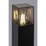RABALUX 77082 | Loanda Rabalux álló lámpa 65cm 1x E27 IP54 fekete, füst