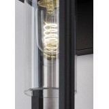 RABALUX 77086 | Zernest Rabalux falikar lámpa mozgásérzékelő, fényérzékelő szenzor - alkonykapcsoló 1x E27 IP54 fekete, átlátszó