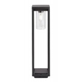 RABALUX 77087 | Zernest Rabalux álló lámpa 60cm 1x E27 IP54 fekete, átlátszó